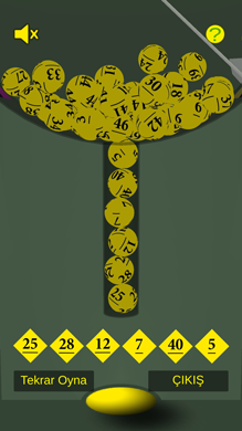 Sayısal Loto Çarkı